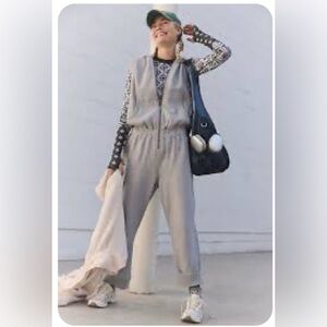 FP Movement Set Go Onesie Jumpsuit in Heather Gray